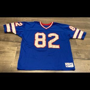 Vintage Buffalo Bills Don Beebe “See Ya” Champion Jersey, Made in USA